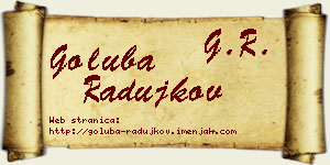 Goluba Radujkov vizit kartica
